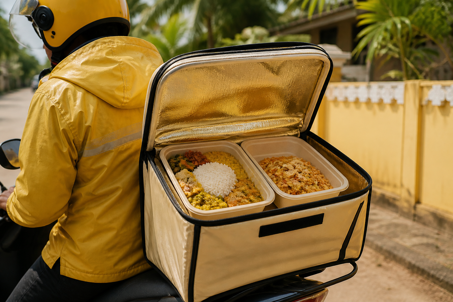 Food delivery available through Ceytuch